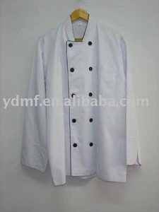 white chef uniform chef jacket