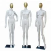 White full body fiberglass big breast dress form female mannequins for clothing display