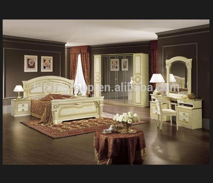 White Italian Bedroom Furniture Set