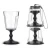 Import wholesale 10oz Reusable Portable Plastic Stacking Wine Glasses Set for Travel Parties, White, Set of 2,plastic wine glass from China