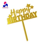 wholesale 2020 Hot Festive Party baking supplies cake accessories cheap cake accessories acrylic birthday cake topper