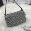 Wholesale 2021 Underarm bag with crystal  ladies carrying pusre fashion chainshoulder and messenger bag womens mini handbag