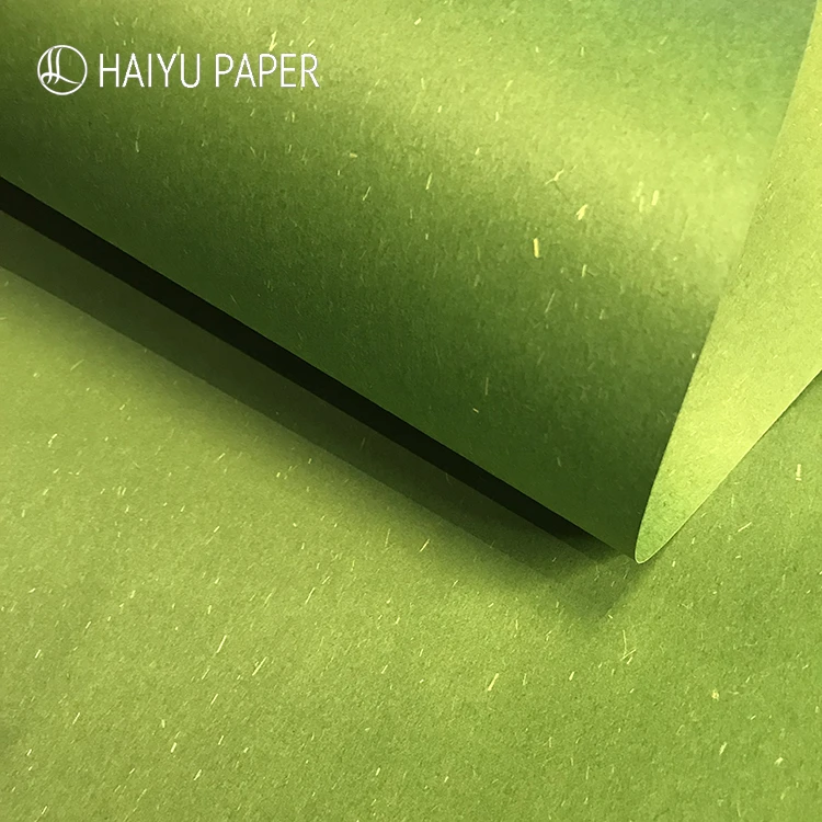 Wholesale And Retail High Quality Customizable Handmade Colored Paper Containing Grass Shavings Spot 120g-250g
