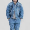 Wholesale Baby Boys Girls Jean Outerwear Coat Custom Fashion Children Kids Denim Jacket