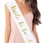 Wholesale Bridal Shower Decoration Satin Bride To Be Sash