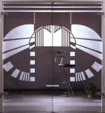 Wholesale building glass suppliers stained clear figured glass panel