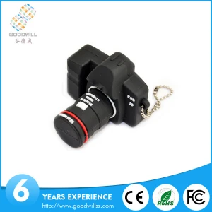 Wholesale China Cheap Custom Rubber Camera Shaped 1 Gb/2Gb/4Gb/16Gb/32Gb/64Gb Usb Flash Drive