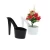 Wholesale custom desktop plastic high heel flower pot floor-standing pattern garden flower pot