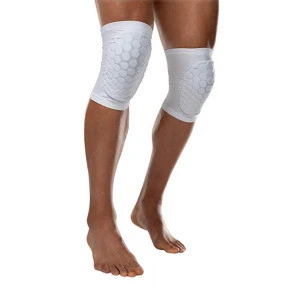 Wholesale customized adult knee brace beehive knee warmer leg protector elastic outdoor sports anti-collision kneepad