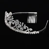 Wholesale engagement wedding indian crown tall pageant crown tiara