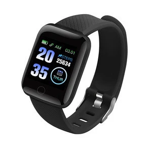 Wholesale Fashion Heart rate monitor smartwatch sport for man bluetooth fitness pedometer 116plus smart watch