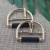 Import wholesale fashion new design metal alloy d-ring pin buckles for belt, decorative belt buckles from China