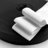 Wholesale High Quality 50mm Sewing Braided Thin Black Elastic Band Waistband
