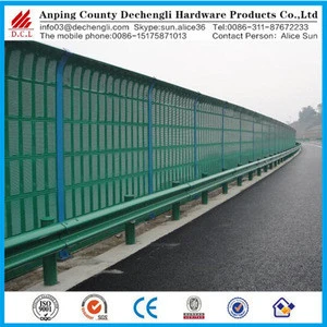 wholesale ISO9001 factory sound absorbing panels/highway sound barrier fence