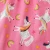 Import wholesale kids clothing girls dress full printing kids short sleeve cotton dress pink dress from China