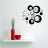 Wholesale Nordic Novelty Big Watch 3D Frameless Large Home Decorative Modern Luxury Cheap DIY Mirror Acrylic Digital Wall Clock