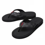 Wholesale Original High Quality Cool Brand Logo Custom Outdoor Woman Beach Flip Flop Slippers for Man