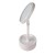 Import Wholesale private customized logo portable   standing desktop mini makeup mirror with fan light from China