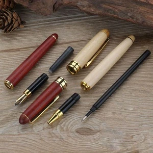wholesale promotion luxury office wood calligraphy fountain pen