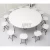 Import Wholesale Square Light weight Long White Portable Outdoor Theme Party HDPE Plastic Folding Table from China