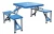 Import Wholesale suitcase portable plastic foldable outdoor folding picnic table from China