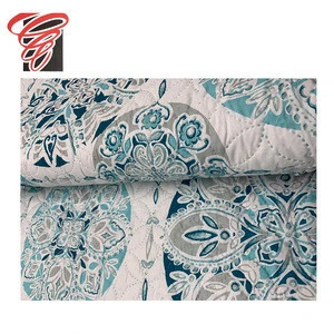 Wholesale Ultrasonic 100% Cotton solid quilt set Customize design bedspread  standard