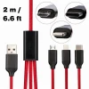 Wholesale Universal 3in1 usb charging cable with 8 pin connector
