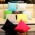 Import Wholesales plain canvas dyed pillow cases, 100% cotton blank decorative cushion covers from China