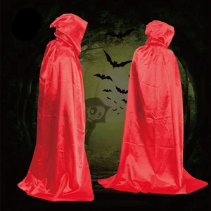 Witch Costume The Death Costume Magician Long Cloak Gown Hooded Cloaks Cape Multicolor Unisex Halloween Costumes