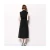 Import Women Black Long Casual V-Neck Office Dresses Sleeveless Career Dress from China