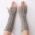 Import Women Braid Knit Crochet Winter Gloves Arm Warmer Knitted Fingerless Long Cuff Mittens Gloves from China