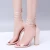 Import Womens Transparent Strappy High Heel Sandals Ladies Casual Street High Heel Shoes from China