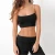 Women&#x27;s Tanks Casual cotton black camisole crop top Women sleeveless camis tank top backless slim beach camis top