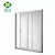 Wood Color Powder Coated Aluminum Sliding Glass Door Price With Grills Design For Bathroom