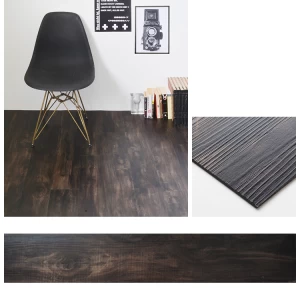 Wooden Design Waterproof Click Spc Lvt PVC Plastic Vinyl Flooring