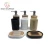 Import Wooden Look Brush Holder Polyresin Black White Porcelain Ceramic Look Toilet Brush Holder from China