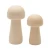 Import Wooden Peg Doll Mushroom Head Small Wood Sculpture DIY Craft for Painting Ornament Decoration from China