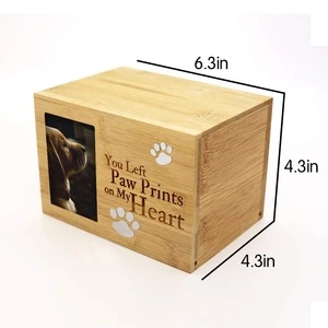 Wooden Photo Frame Funeral Cremation Urns