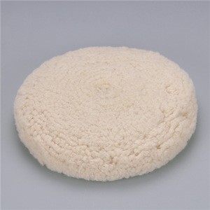 Wool polishing pad sheepskin buffing pad for car detailing 8