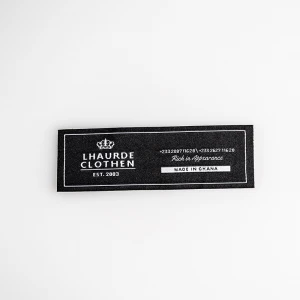 Woven Label For Clothes Fabric Woven Clothing Main Label Washing Label for Textile
