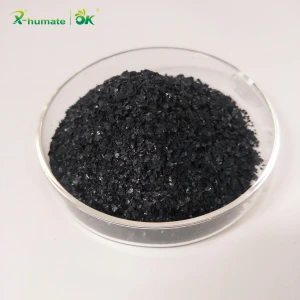 X-humate 55% humic acid  potassium humate flake agricultural fertilizer manufacturers