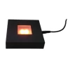 100 x 100 x 25mm Square black plastic option light colors led battery light stand base