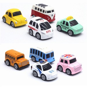 XQ733 Toys Pull Back Vehicles Kids Birthday Child Party Favors Mini Die Cast Toy Cars Trucks Play set