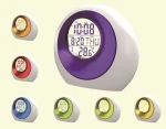 YD8256RA new and hot digital radio with clock and 7 colorful changing LED light