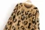 Import Z30586A Fashion new style women leopard print hooded mohair sweater from China
