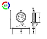 0 .01mm Depth Measuring Dial Indicators