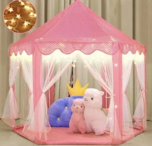 Buy Discount Sales New Princess Tent for Kids Tent - 55" X 53" with Led Star Lights