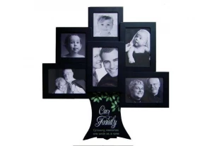 tree-like MDF photo frame with painting
