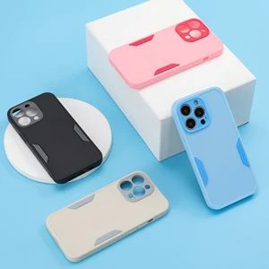 No.1 CASE Newly designed mobile phone case Two-color two-in-one TPU