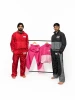 Custom OEM Memory Fabric Windbreaker Tracksuit Set | Screen Printing and Two-Tone Panel Design